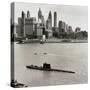 U.S.S. Nautilus Floating in New York Harbor-null-Stretched Canvas