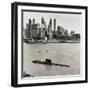 U.S.S. Nautilus Floating in New York Harbor-null-Framed Photographic Print