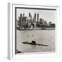 U.S.S. Nautilus Floating in New York Harbor-null-Framed Photographic Print