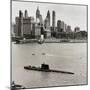 U.S.S. Nautilus Floating in New York Harbor-null-Mounted Photographic Print