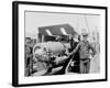 U.S.S. New Orleans, 6 Inch Gun-null-Framed Photo