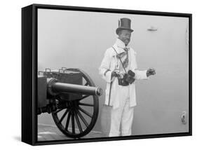 U.S.S. New York, Lord Cassidy, the Colored Mascot, Anniversary of Santiago-null-Framed Stretched Canvas