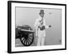 U.S.S. New York, Lord Cassidy, the Colored Mascot, Anniversary of Santiago-null-Framed Photo