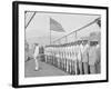 U.S.S. New York, Marine Guard-null-Framed Photo