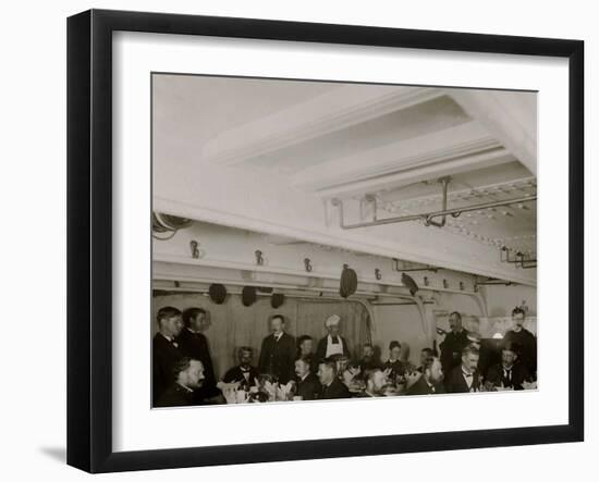 U.S.S. New York, Petty Officers Mess-null-Framed Photo