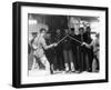 U.S.S. Newark, Sword Exercise-null-Framed Photo