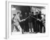 U.S.S. Newark, Sword Exercise-null-Framed Photo