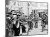 U.S.S. Newark, Sword Exercise-null-Mounted Photo