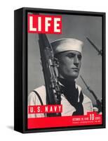 U.S. Sailor Joseph John Timpani, October 28, 1940-W. Eugene Smith-Framed Stretched Canvas