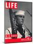 U.S. Sailor Joseph John Timpani, October 28, 1940-W. Eugene Smith-Mounted Photographic Print