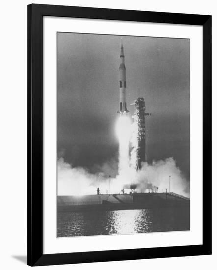 U.S. Saturn Apollo 9 Liftoff-null-Framed Photographic Print