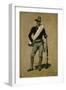 U.S. Soldier, Spanish-American War (A First-Class Fighting Man) 1899 (Oil on Canvas)-Frederic Remington-Framed Giclee Print