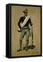 U.S. Soldier, Spanish-American War (A First-Class Fighting Man) 1899 (Oil on Canvas)-Frederic Remington-Framed Stretched Canvas