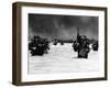 U.S. Soldiers Advancing into the Water-null-Framed Giclee Print