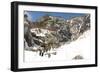 U.S. Soldiers Climb Smugglers' Notch in Cambridge, Vermont-null-Framed Photographic Print