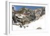 U.S. Soldiers Climb Smugglers' Notch in Cambridge, Vermont-null-Framed Photographic Print