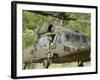 U.S. Soldiers Conduct An Air Assault Mission in An UH-60M Black Hawk-Stocktrek Images-Framed Photographic Print