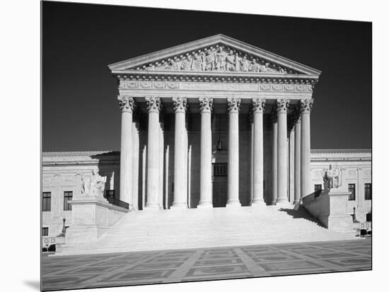 U.S. Supreme Court building, Washington, D.C. - B&W-Carol Highsmith-Mounted Art Print