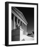 U.S. Supreme Court building, Washington, D.C. - B&W-Carol Highsmith-Framed Art Print