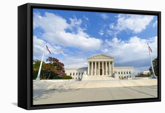 U.S. Supreme Court in Autumn - Washington Dc, United Sates-Orhan-Framed Stretched Canvas