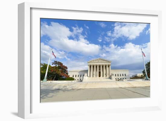 U.S. Supreme Court in Autumn - Washington Dc, United Sates-Orhan-Framed Photographic Print