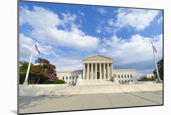 U.S. Supreme Court in Autumn - Washington Dc, United Sates-Orhan-Mounted Photographic Print