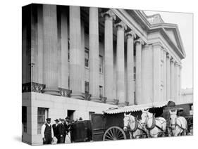 U.S. Treasury Currency Wagon, Washington, D.C.-null-Stretched Canvas