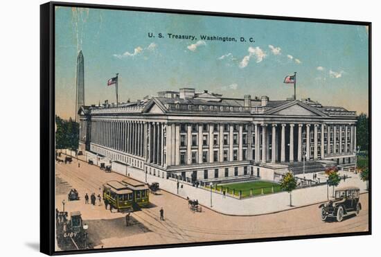 U.S Treasury, Washington, Dc, C1920S-null-Framed Stretched Canvas