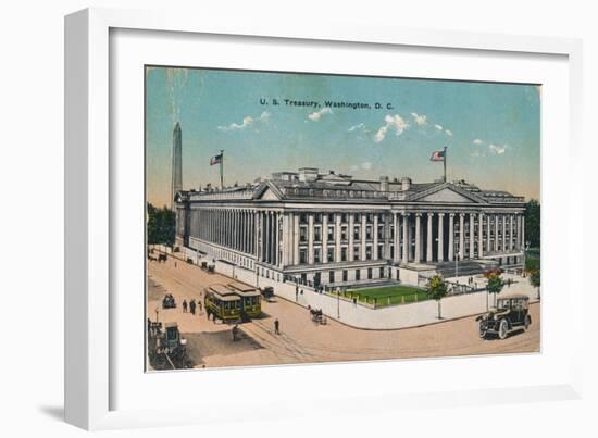 U.S Treasury, Washington, Dc, C1920S-null-Framed Giclee Print