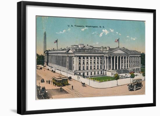 U.S Treasury, Washington, Dc, C1920S-null-Framed Giclee Print