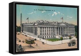 U.S Treasury, Washington, Dc, C1920S-null-Framed Stretched Canvas