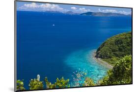 U.S. Virgin Islands, St. John. Friis Bay waterfront-Walter Bibikow-Mounted Photographic Print