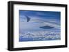 U.S. Virgin Islands, St. Thomas. Window view from jet airliner-Walter Bibikow-Framed Photographic Print