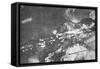 U.S. Warships on Battleship Row, Pearl Harbor, 7th December, 1941-Japanese Photographer-Framed Stretched Canvas
