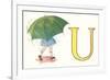 U, Umbrella-null-Framed Premium Giclee Print