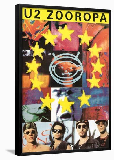 U2 Zooropa Music Poster Print-null-Framed Poster