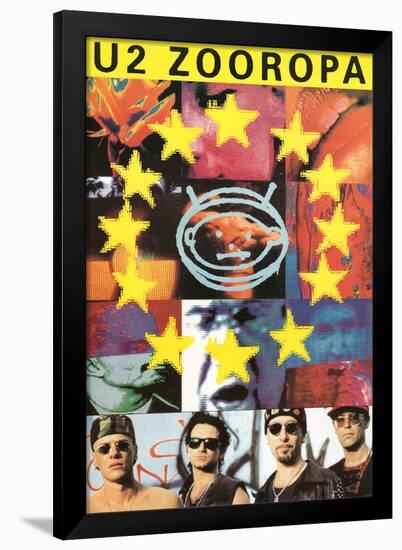 U2 Zooropa Music Poster Print-null-Framed Poster