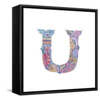 U-Green Girl-Framed Stretched Canvas