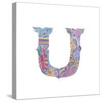 U-Green Girl-Stretched Canvas