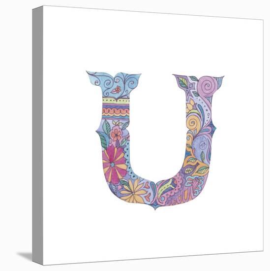 U-Green Girl-Stretched Canvas