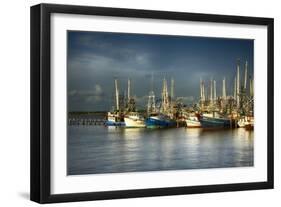 Ua Ch Shrimp Boats I-Danny Head-Framed Photographic Print