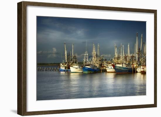 Ua Ch Shrimp Boats I-Danny Head-Framed Photographic Print