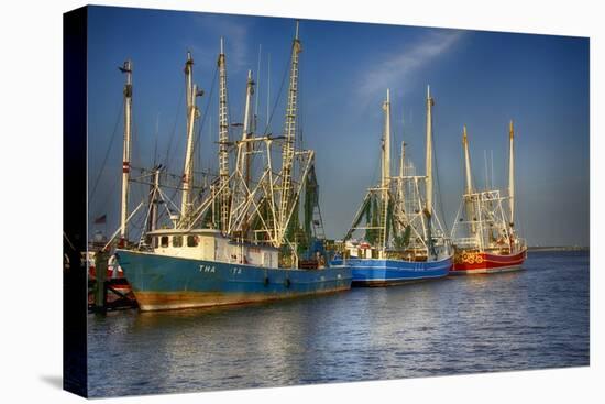 Ua Ch Shrimp Boats III-Danny Head-Stretched Canvas