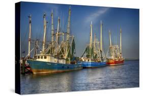 Ua Ch Shrimp Boats III-Danny Head-Stretched Canvas