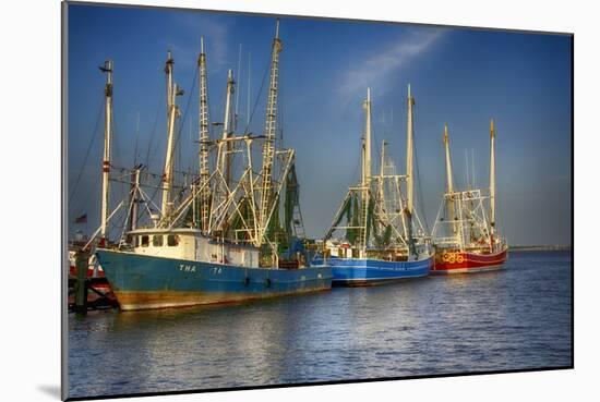 Ua Ch Shrimp Boats III-Danny Head-Mounted Photographic Print