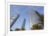 UAE, Abu Dhabi. Al Reem Island, new development area, Gate Towers-Walter Bibikow-Framed Premium Photographic Print