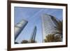 UAE, Abu Dhabi. Al Reem Island, new development area, Gate Towers-Walter Bibikow-Framed Premium Photographic Print