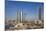 UAE, Abu Dhabi. Downtown waterfront skyscrapers.-Walter Bibikow-Mounted Premium Photographic Print