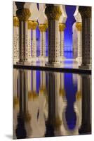 UAE, Abu Dhabi. Sheikh Zayed bin Sultan Mosque arches-Walter Bibikow-Mounted Premium Photographic Print