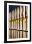 UAE, Abu Dhabi. Sheikh Zayed bin Sultan Mosque arches-Walter Bibikow-Framed Photographic Print